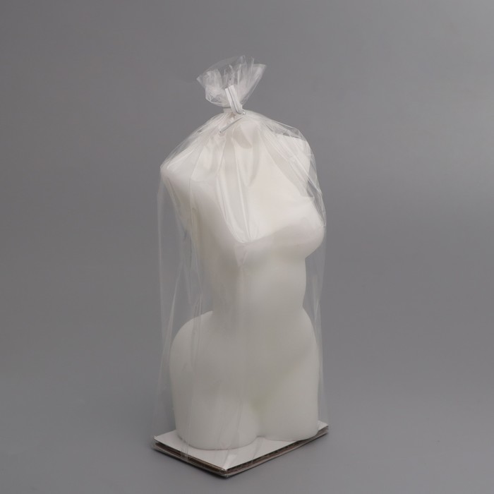 Свеча фигурная "Бюст женский", 6х14 см,белый, 4 ч