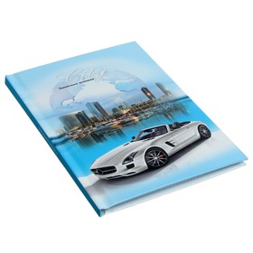 Записная книжка А6, 48 листов "Машина-мечта-2", твёрдая обложка , глянцевая ламинация от Сима-ленд