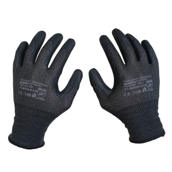 

Перчатки для защиты от порезов SCAFFA DY1850-PU, размер 9