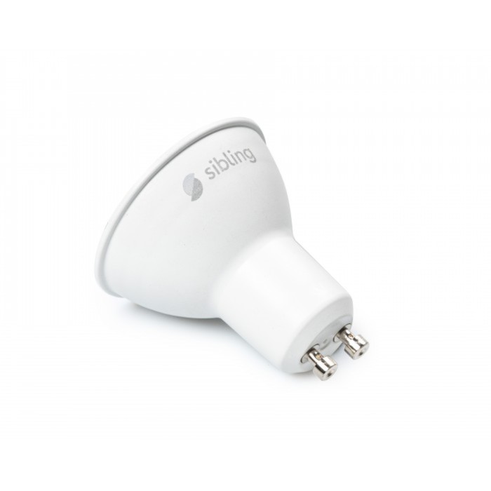 

Умная лампочка Sibling Powerlite-L GU10, 5 Вт, 6500 К, цвет белый