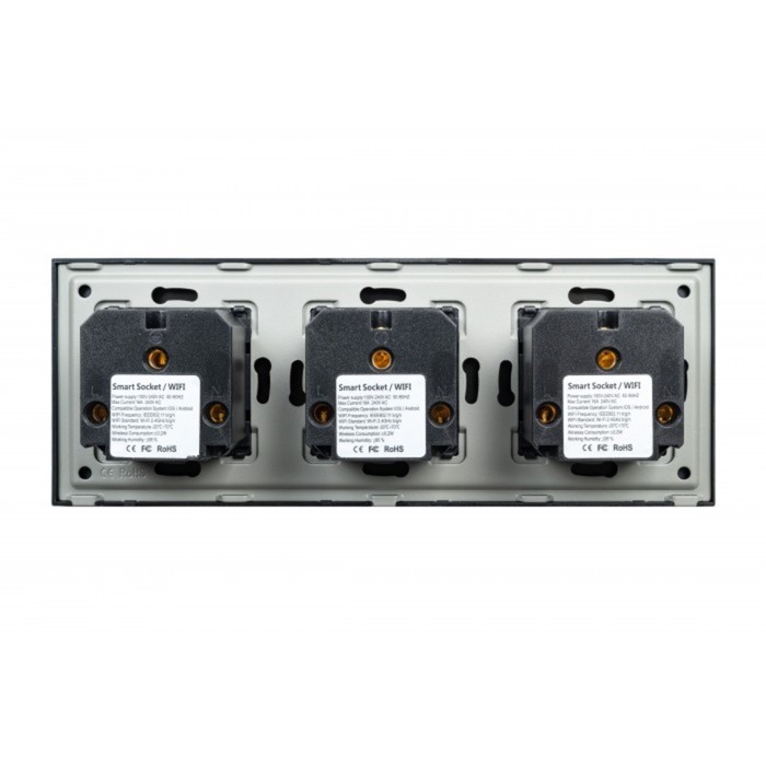 

Розетка встраиваемая Sibling Powerswitch-W3, 16 А, 220 В, цвет белый