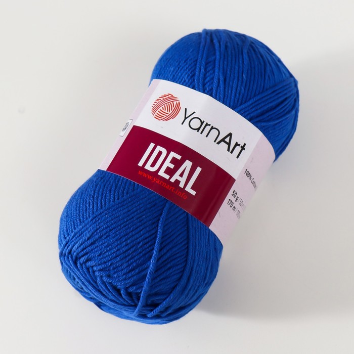 

Пряжа "Ideal" 100% хлопок 170м/50гр (240 василёк)