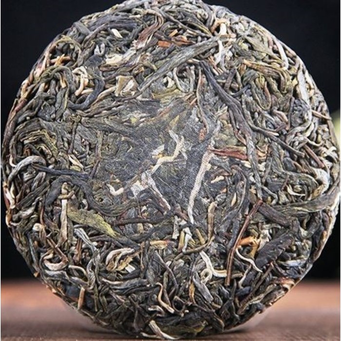 Китайский выдержанный зеленый чай Шен Пуэр. Kun lu shan, 100 г, 2021 г, Юньнань, блин элитный чай пуэр шен иву 357гр многолетный настоящий китайский чай