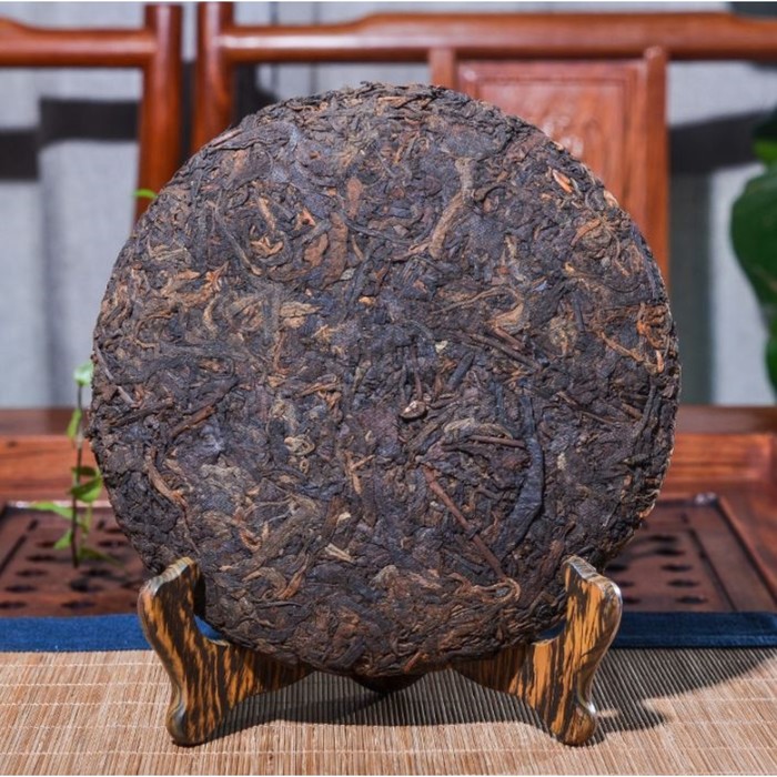 Китайский выдержанный чай Шу Пуэр. Lao puer, 357 г, 2009 г, блин пуэр шу сэнчжун булан шань блин 357 г