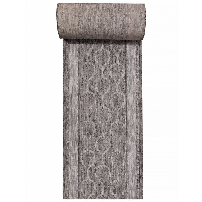 

Ковровая дорожка Viva tpr s001, размер 100x3000 см, цвет gray