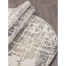 

Ковёр овальный Tornado f053, размер 150x230 см, цвет beige