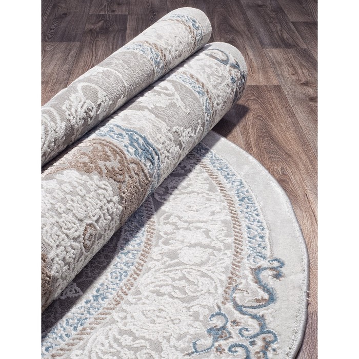 

Ковёр овальный Armina 03874A, размер 300x500 см, цвет blue / blue