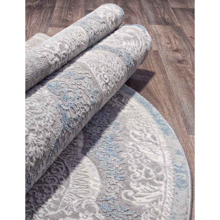 

Ковёр овальный Armina 03880A, размер 200x290 см, цвет blue / blue