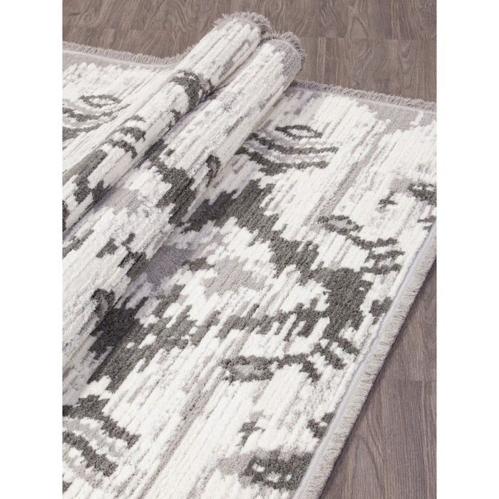 

Ковёр прямоугольный Joli A940AW, размер 160x230 см, цвет l.grey / p.white