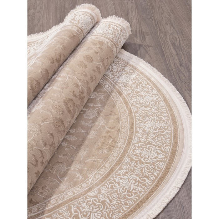 

Ковёр овальный Lissabon SI040A, размер 195x290 см, цвет brown / brown