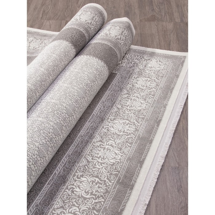 

Ковёр прямоугольный Lissabon SI038D, размер 195x290 см, цвет grey / grey