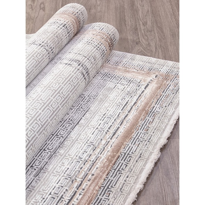 

Ковёр прямоугольный Moda 1382, размер 200x290 см, цвет acik gri