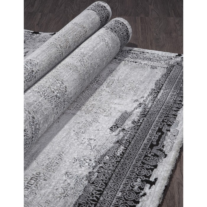 

Ковёр прямоугольный Panama PN003G, размер 78x150 см, цвет grey / grey