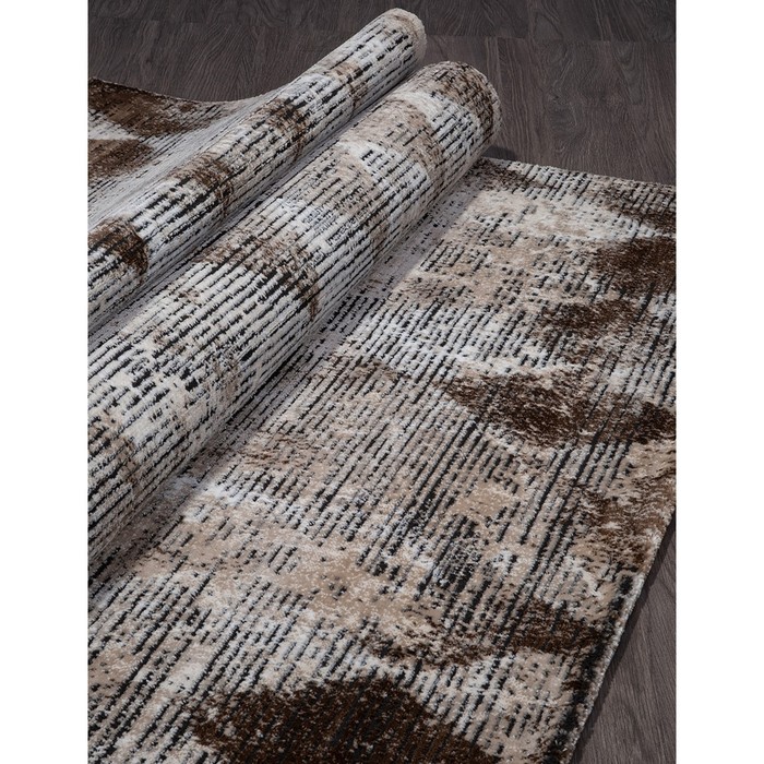 

Ковёр прямоугольный Panama PN007C, размер 293x400 см, цвет grey / brown