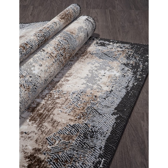 

Ковёр прямоугольный Panama PN012C, размер 234x340 см, цвет grey / brown