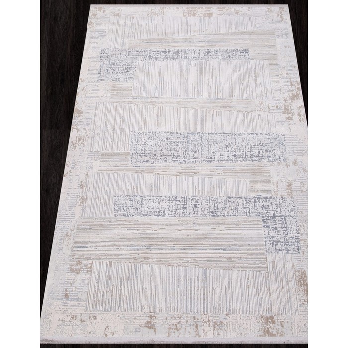 

Ковёр прямоугольный Perla C558AC, размер 160x230 см, цвет beige / grey