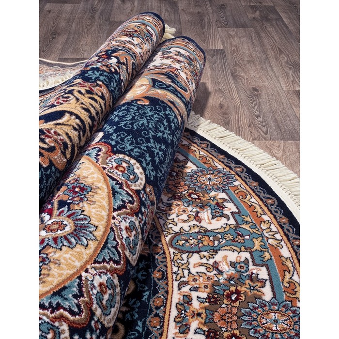 

Ковёр овальный Shahreza D728, размер 280x370 см, цвет dark navy