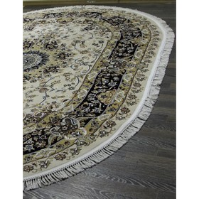

Ковёр овальный Shahreza d206, размер 80x133 см, цвет cream-navy