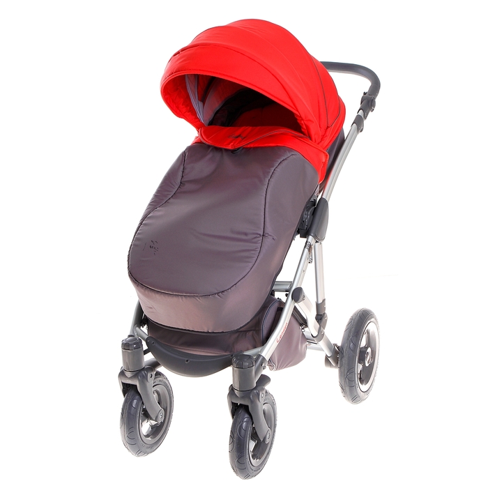 Коляска 2 в 1 City Move: люлька, прогулочный блок, цвет красный