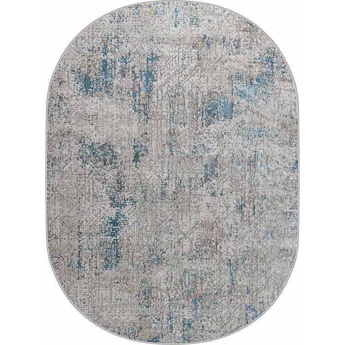 

Ковёр овальный Eliza 38549A, размер 125x180 см, цвет blue fls/cream fls