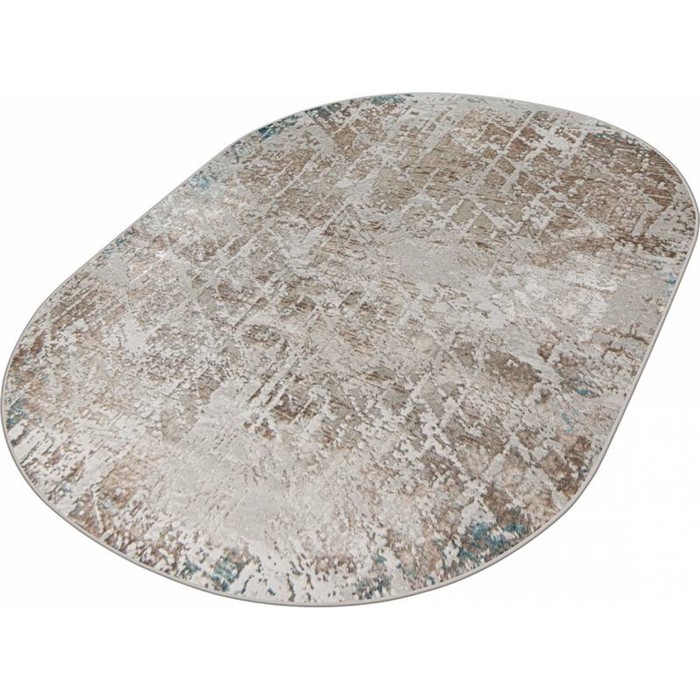 

Ковёр овальный Eliza 38551A, размер 150x230 см, цвет blue fls/cream fls
