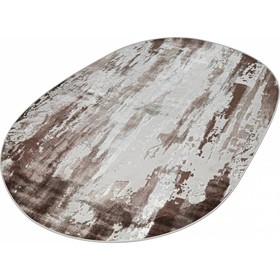 

Ковёр овальный Kleopatra 37107A, размер 80x150 см, цвет brown/d.beige