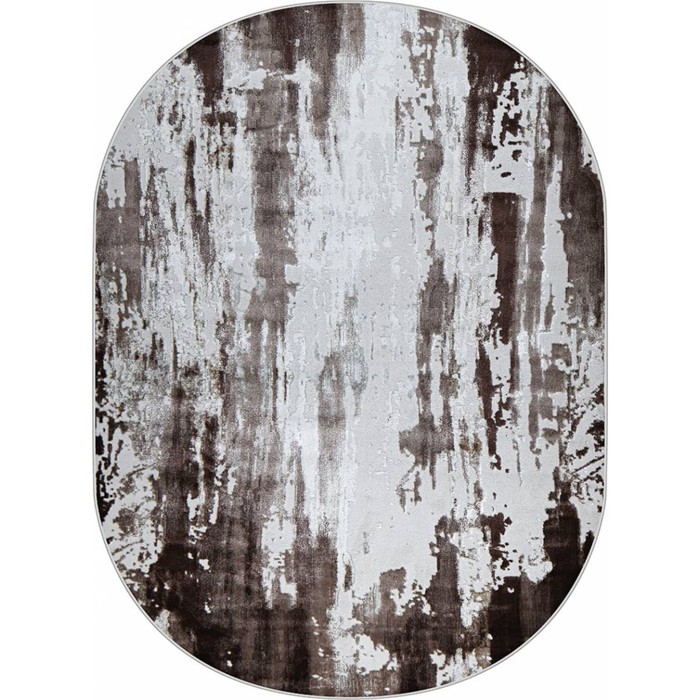 

Ковёр овальный Kleopatra 37107A, размер 100x200 см, цвет brown/d.beige