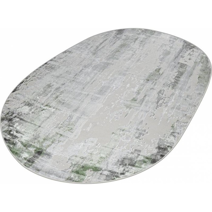 

Ковёр овальный Kleopatra 37107A, размер 80x150 см, цвет green fls/l.grey