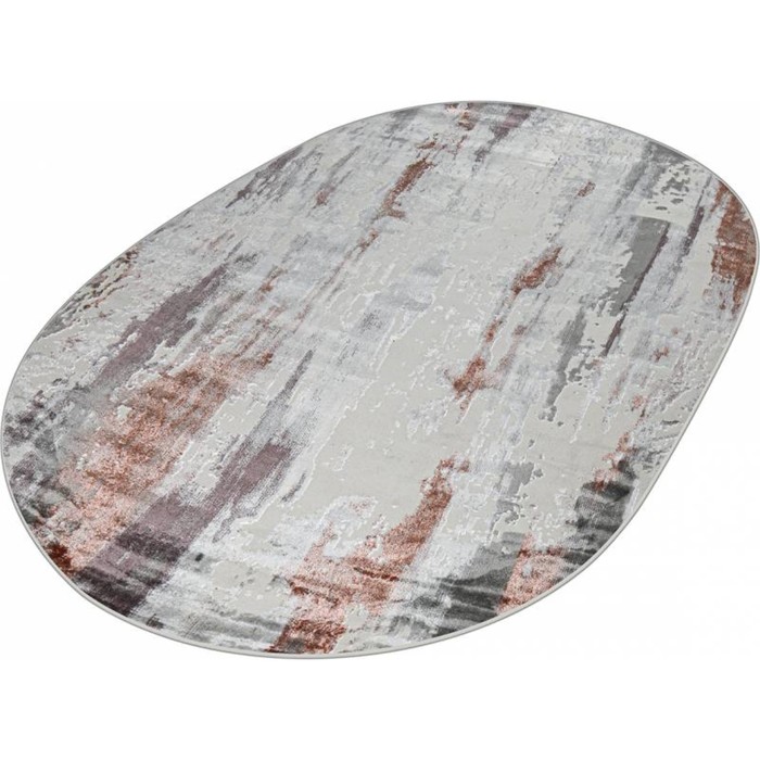 

Ковёр овальный Kleopatra 37107A, размер 80x150 см, цвет rose fls/l.grey