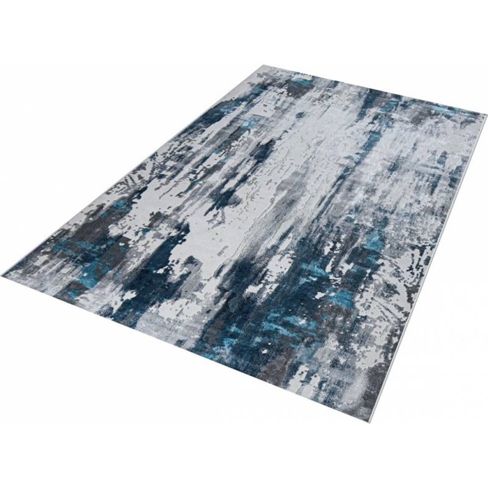 

Ковёр прямоугольный Kleopatra 37107A, размер 125x180 см, цвет blue fls/l.grey