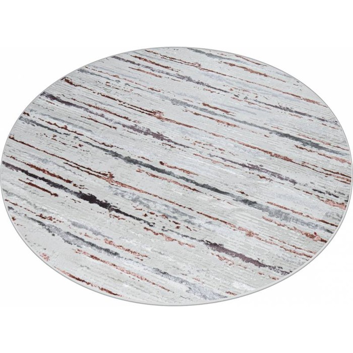 

Ковёр круглый Kleopatra 38462A, размер 150x150 см, цвет rose fls/l.grey