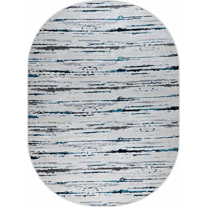 

Ковёр овальный Kleopatra 38462A, размер 125x180 см, цвет blue fls/l.grey