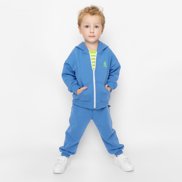 фото Брюки для мальчика, рост 86 см, цвет голубой bossa nova