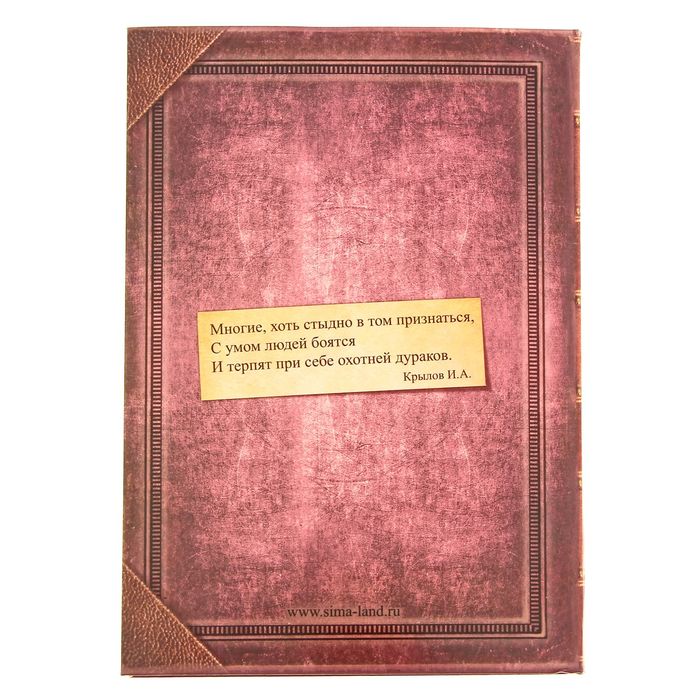 Ежедневник "Горе от ума", твёрдая обложка, А5, 96 листов