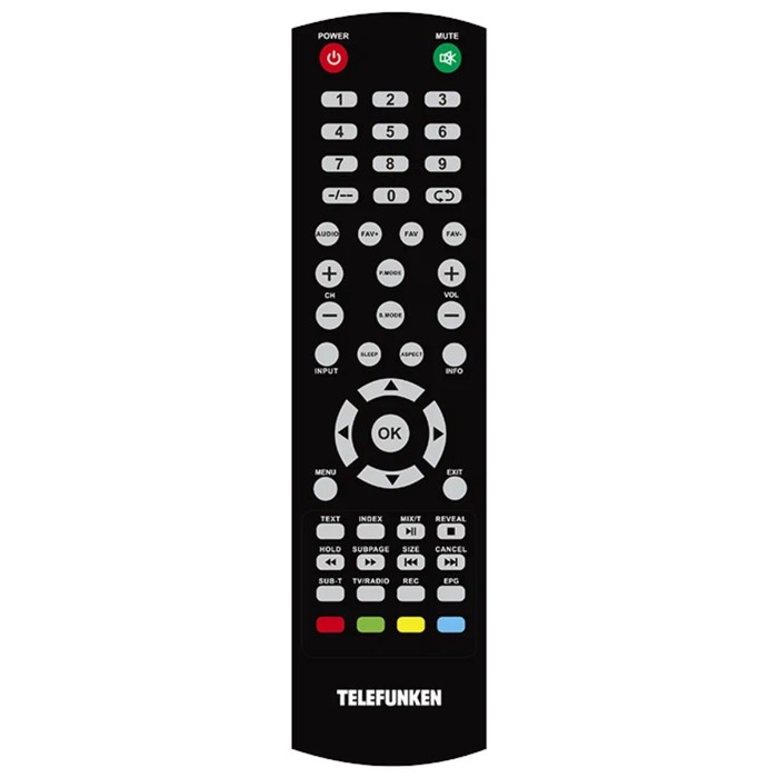 фото Телевизор telefunken tf-led32s72t2, 32", 1366x768, dvb-t2/c/, hdmi 3, usb, черный