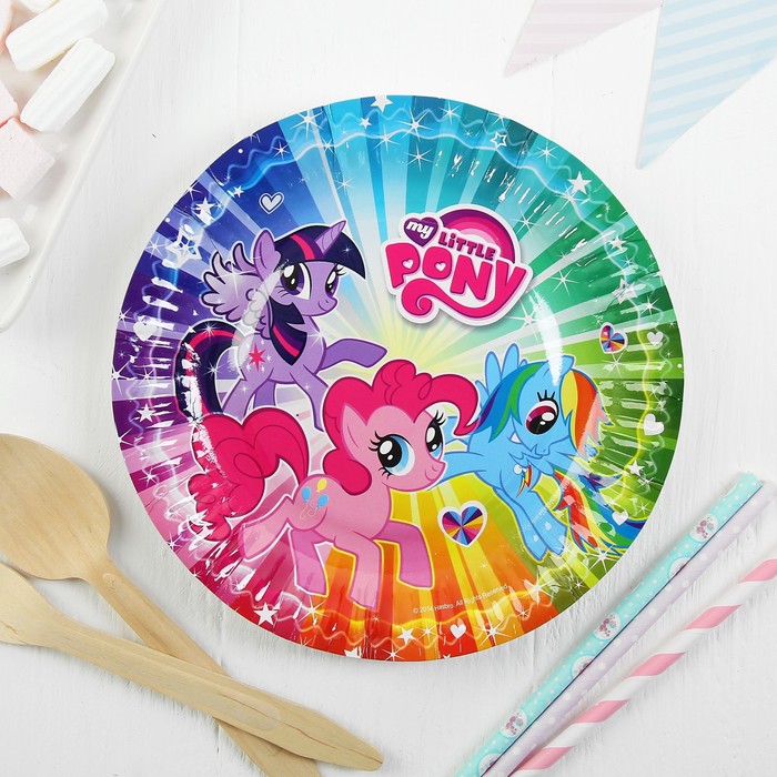 Набор тарелок "My Little Pony" 18 см, 6 штук