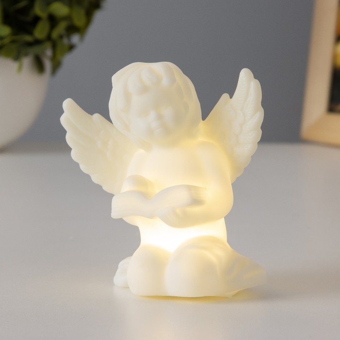 

Ночник «Ангел с книгой» LED 1Вт белый 8,5х4х8см RISALUX