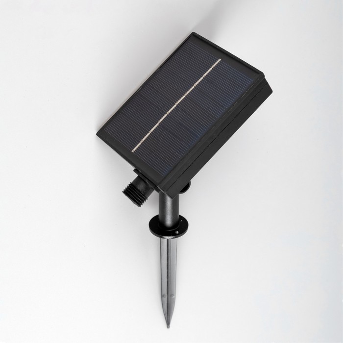 Светильник на солнечной батарее "Одуванчик", 2 ствола, 20 ветвей, 160 LED, 8 реж, Т/БЕЛЫЙ