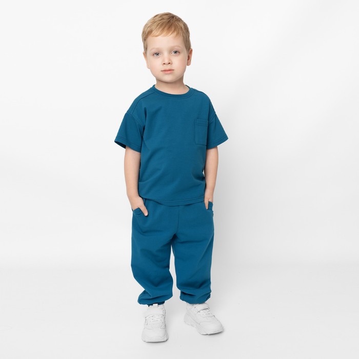 фото Брюки для мальчика, рост 92 см, цвет синий bossa nova