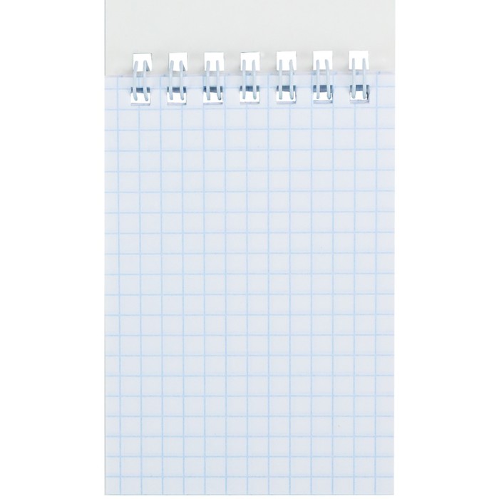 Блокнот А7, 40 листов в клетку на гребне "Мультяшный космос", обложка мелованный картон, блок офсет, МИКС 9573097