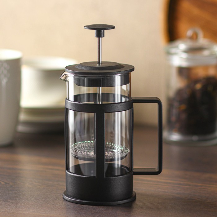 Френч-пресс 350 мл "Классика", цвет черный