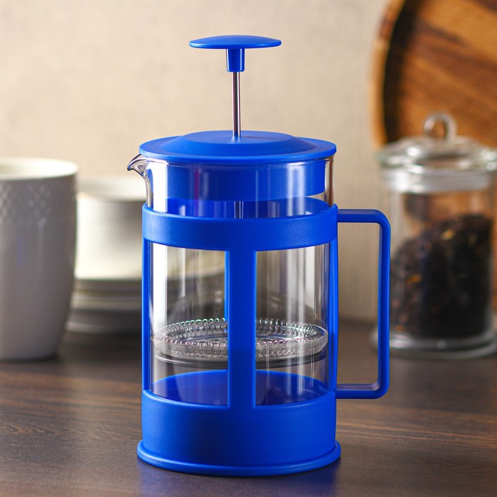 Френч-пресс 800 мл "Классика", цвет синий