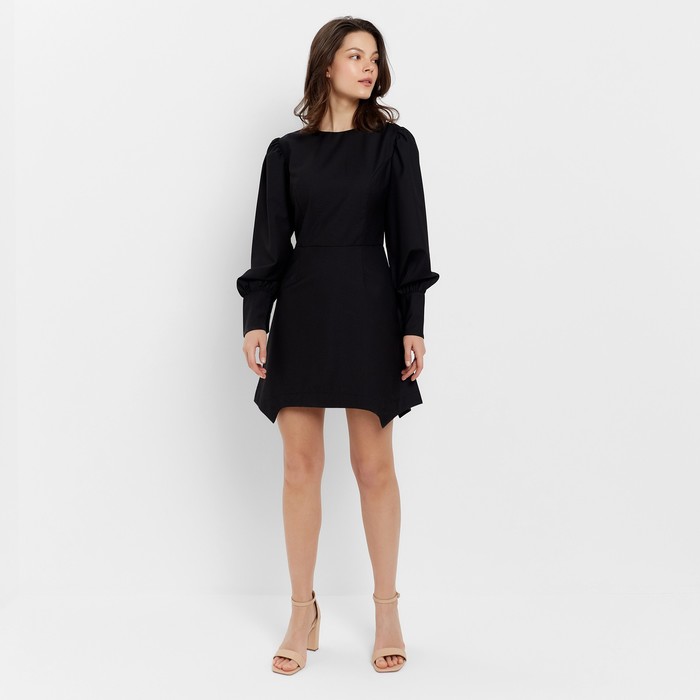 Платье женское MINAKU: Casual Collection цвет черный ,р-р 42 платье р 42 цвет черный