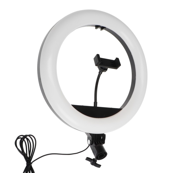 Кольцевая лампа Ritmix RRL-360, 36 см, USB, 3 цвета, 192 светодиода, пульт, держатель
