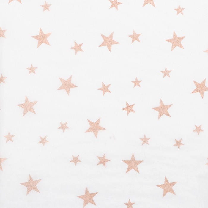 Бумага упаковочная тишью, "Звёзды", 50 х 66 см 9382670