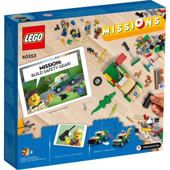 Конструктор "Миссии по спасению диких животных" LEGO Jurassic World, 76944