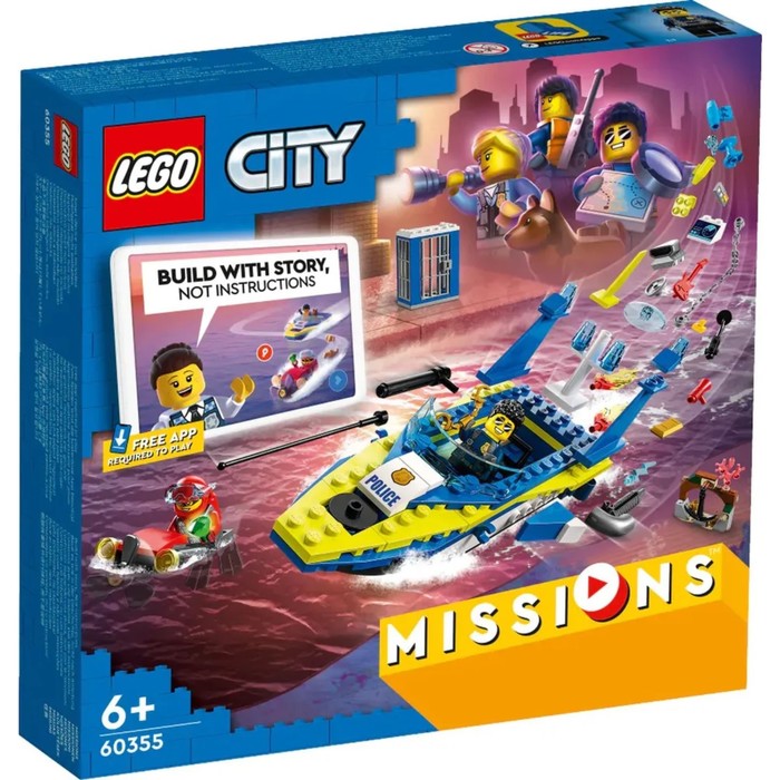 

Конструктор «Детективные миссии водной полиции», LEGO City