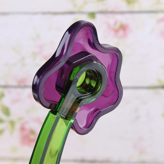 Подставка для ложки "Цветок", цвет фиолетовый