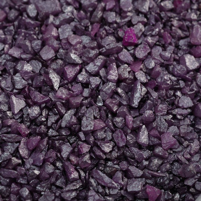Грунт декоративный Пурпурный металлик песок кварцевый 25 кг фр.1-3 мм цена и фото