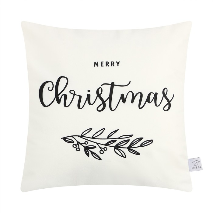 

Наволочка декоративная Этель Christmas, 40х40 см, 100 п/э, велюр